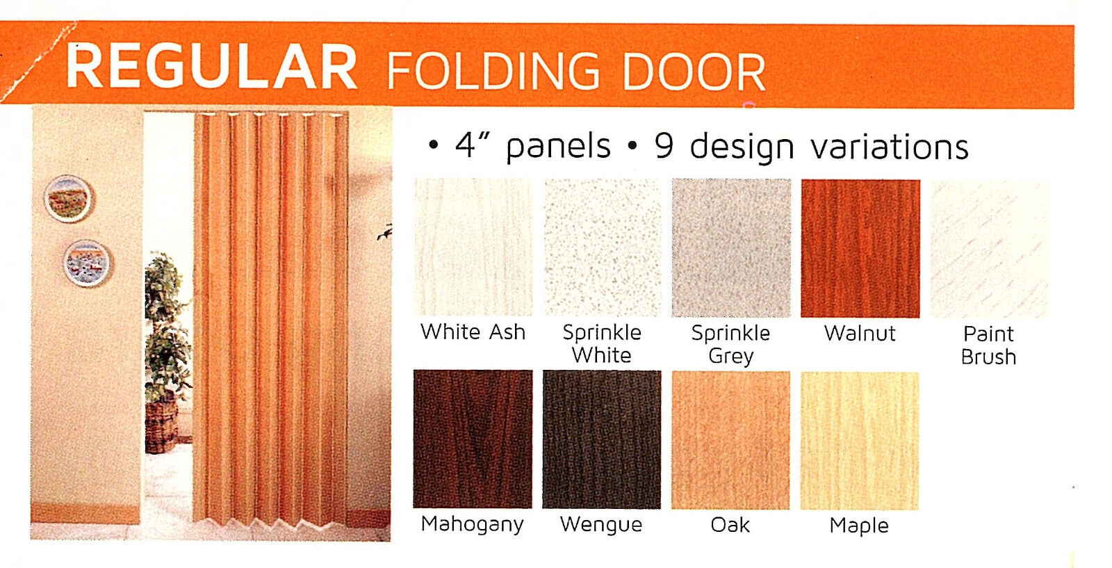 Regular Folding Door